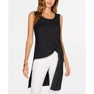 Alfani High Low Top Size 4X in Deep Black